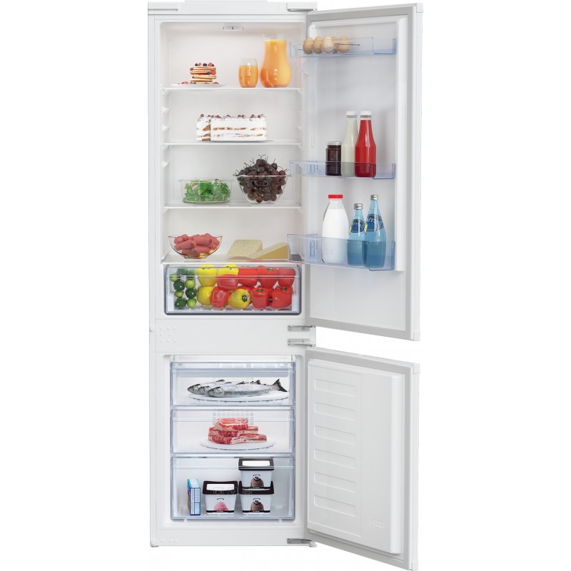 BCSA285K4SN Réfrigérateur combiné statique encastrable Beko 54 cm BCSA285K4SN