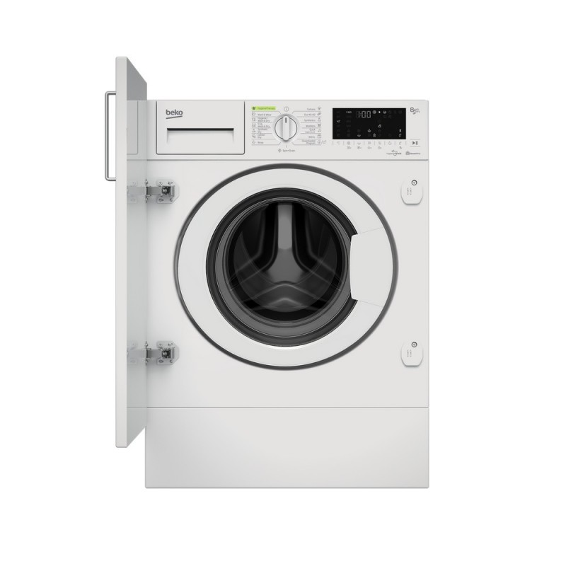 HITV8736B0HT Beko Lavasciuga da incasso HITV 8736B0 HT finitura bianco da 60 cm