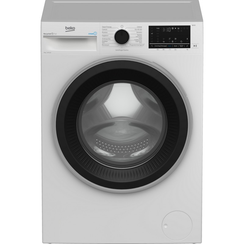 BWUS374S Beko Beyond lavadora independiente slim BWUS374S acabado blanco 60 cm