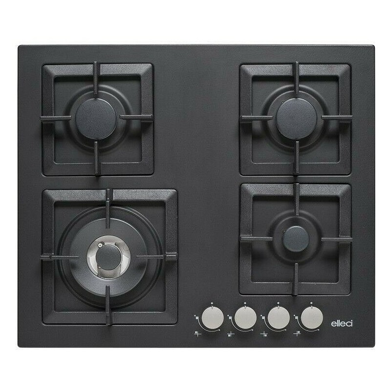 PGSP60140WS Table de cuisson à gaz Elleci PLANO 60 PGSP60140WS, 60 cm finition noire G40