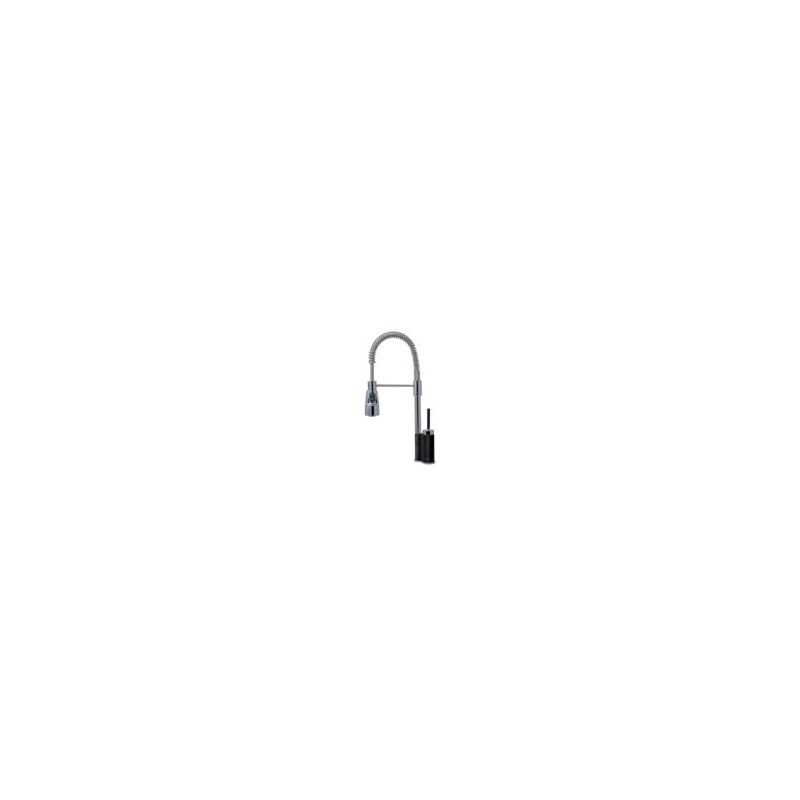 MGKCHE40 Elleci Single-lever mixer with high swivel spout and CHEF MGKCHE40 hand shower, black G40 finish