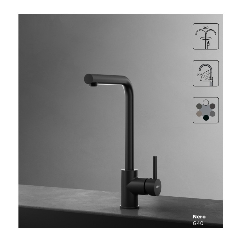 MGKTRA78 Elleci Mitigeur monocommande avec bec pivotant TRAIL MGKTRA78 G78 finition expresso