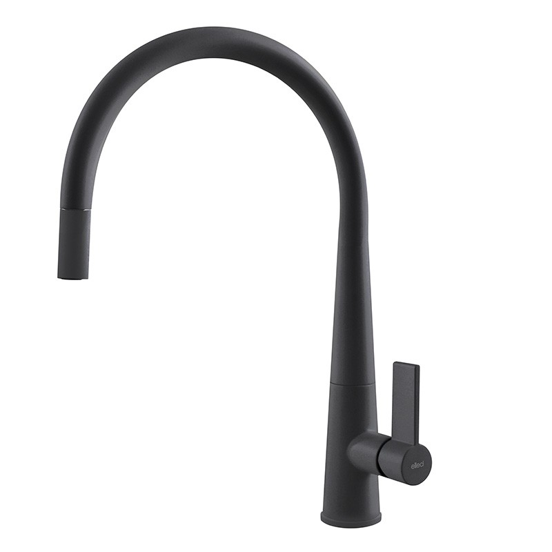 MGKATP40 Elleci Mezclador monomando con caño giratorio y teleducha extraíble ATHENA PLUS MGKATP40 acabado negro G40