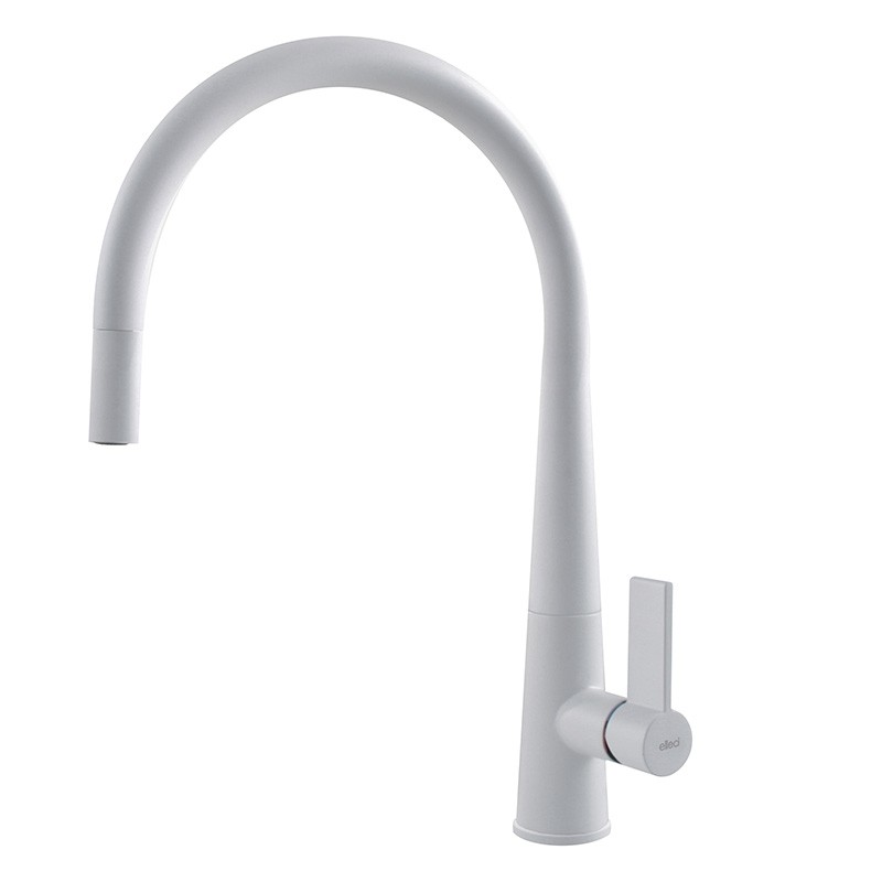 MGKATP68 Elleci Single-lever mixer with swivel spout and extractable hand shower ATHENA PLUS MGKATP68 white G68 finish