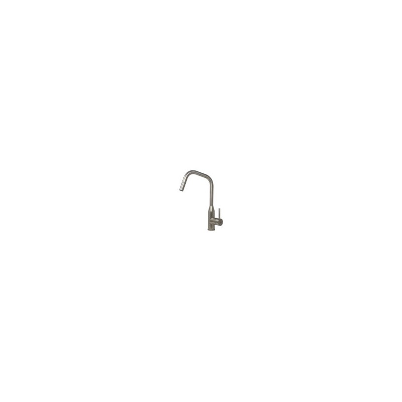 MIKDRPIN PRONTA CONSEGNA - Elleci Miscelatore monocomando con canna girevole e doccetta estraibile DORA PLUS MIKDRPIN finitura IN inox