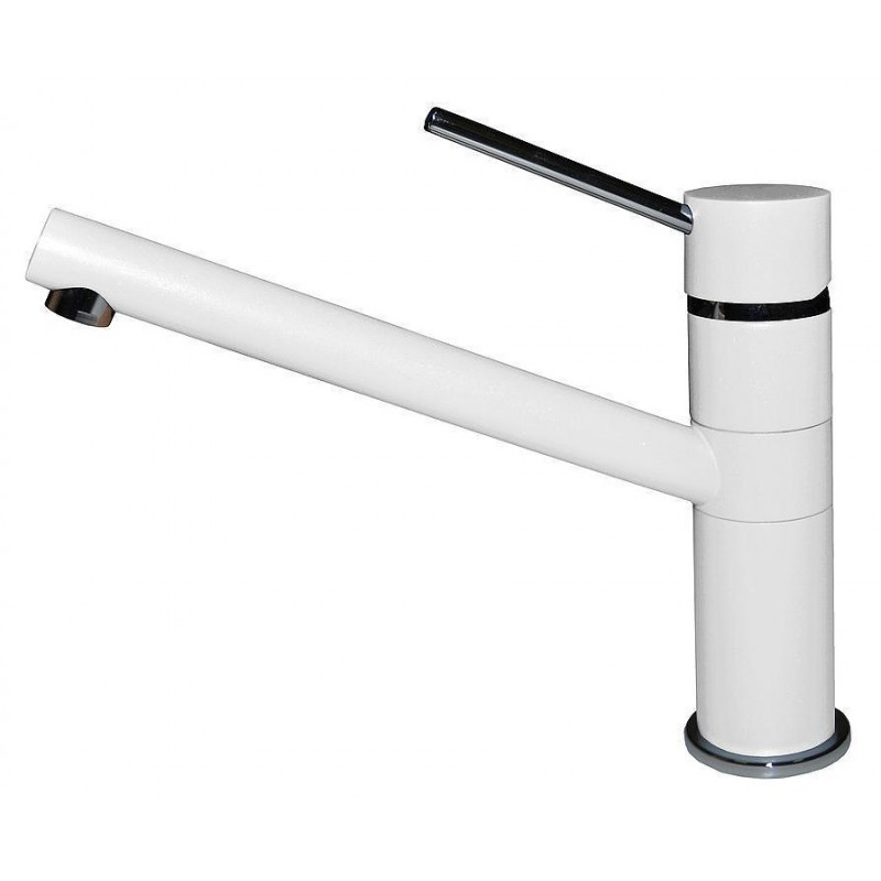 MKKSAV96 Elleci Mitigeur monocommande avec bec pivotant SAVA MKKSAV96, finition blanc K96