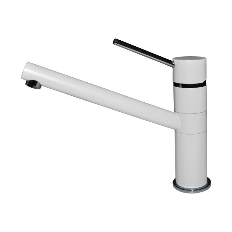 MGKSAV68 Elleci Single-lever mixer with swivel spout SAVA MGKSAV68 white G68 finish