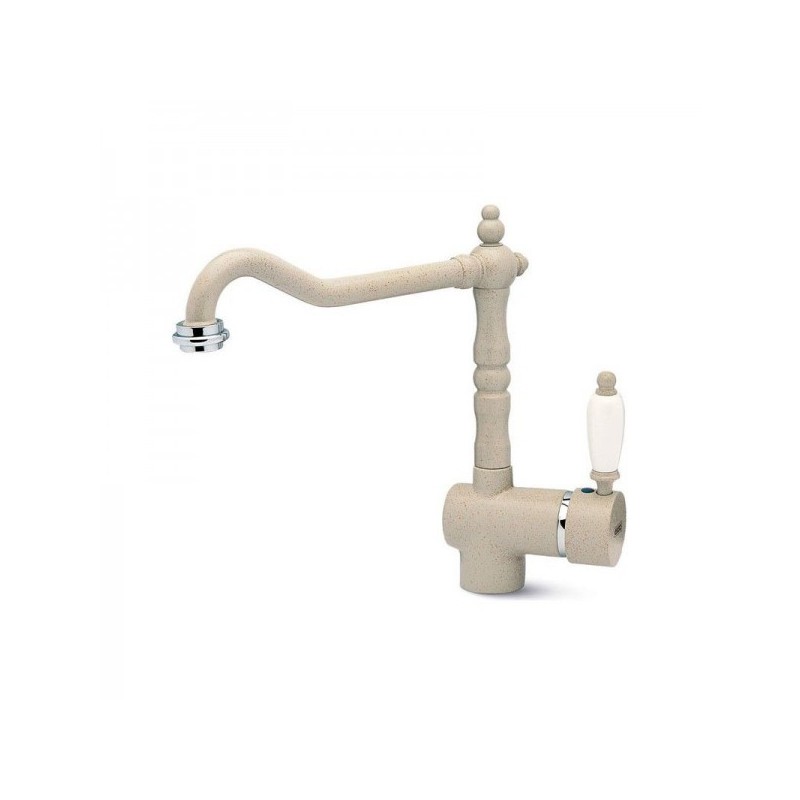 MGKRIO51 Elleci Mitigeur monocommande avec bec pivotant RIO MGKRIO51 G51 finition avoine