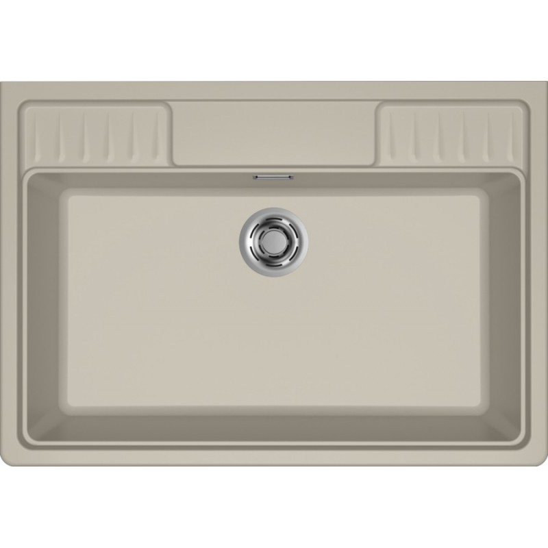 LKS90095 Elleci Single sink SPAZIO 900 LKS90095 composite finish K95 champagne 90x63.5 cm