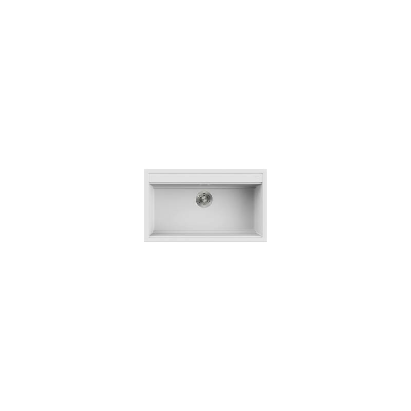 LKB36096 Elleci Évier 1 bac BEST 360 LKB36096 finition composite K96 blanc 86x51 cm