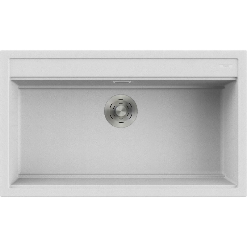 LGB36068 Elleci Évier simple BEST 360 LGB36068 blanc finition composite G68 86x51 cm