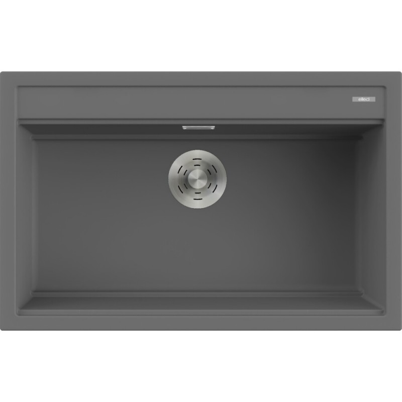 LKB13099 Elleci Lavello una vasca BEST 130 LKB13099 finitura composito K99 grigio scuro da 79x51 cm