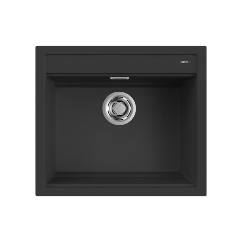 LGB10540 Elleci Évier 1 bac BEST 105 LGB10540 finition composite G40 noir 57x51 cm