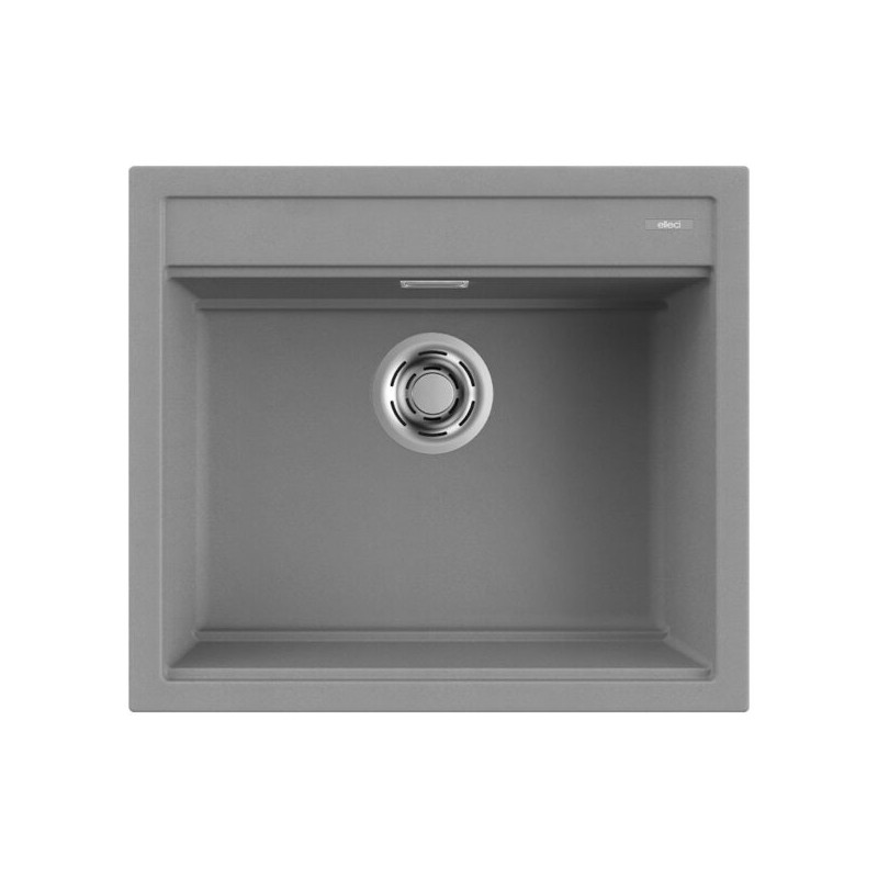 LGB10548 Elleci Lavello una vasca BEST 105 LGB10548 finitura composito G48 cemento da 57x51 cm