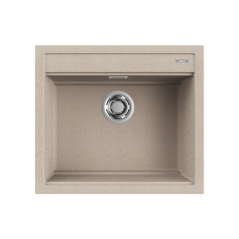 LGB10551 Elleci Évier simple BEST 105 LGB10551 G51 finition composite avoine 57x51 cm