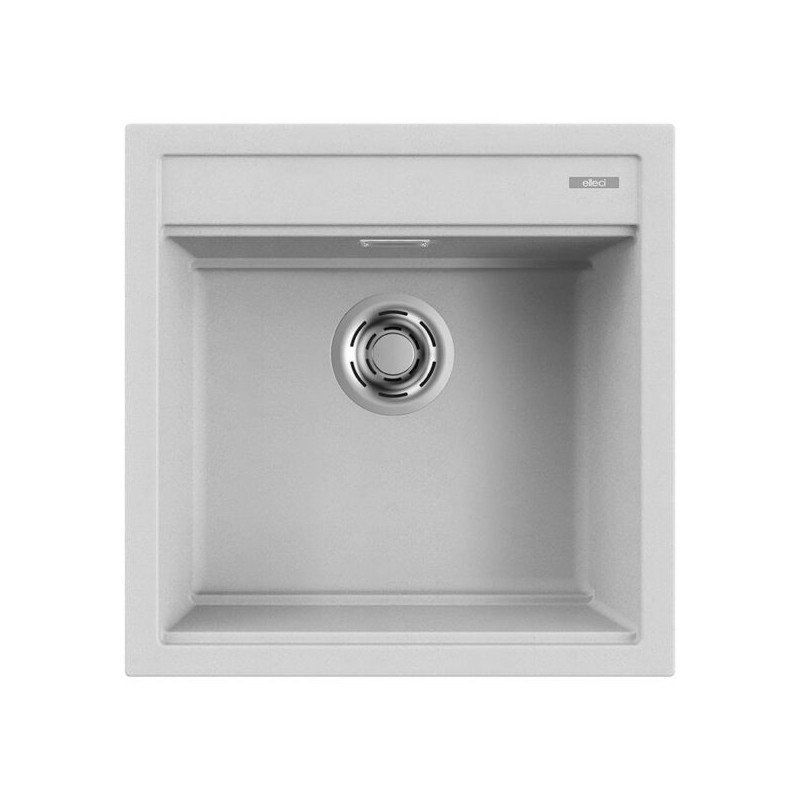 LMB10479 Elleci Évier 1 bac BEST 104 LMB10479 M79 finition composite aluminium 51x51 cm