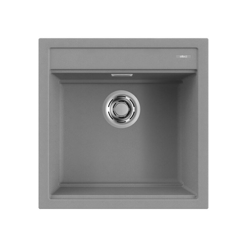 LGB10448 Elleci Lavello una vasca BEST 104 LGB10448 finitura composito G48 cemento da 51x51 cm