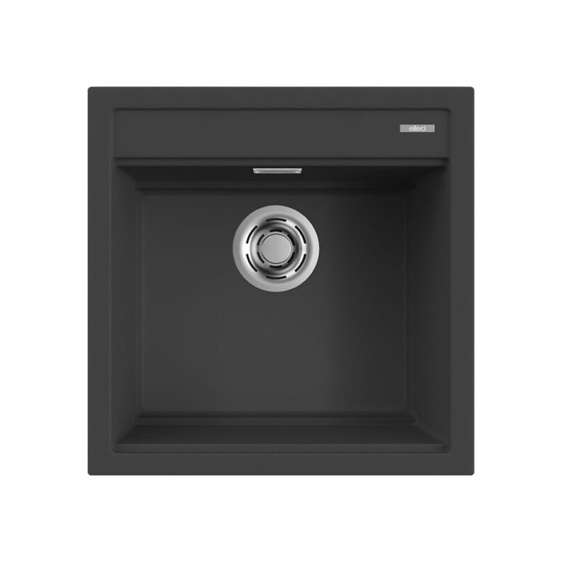 LGB10459 Elleci Lavello una vasca BEST 104 LGB10459 finitura composito G59 antracite da 51x51 cm