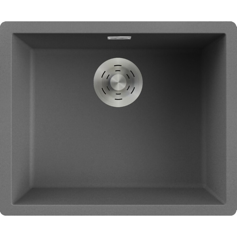 LKZ10599 Elleci Single bowl sink ZEN 105 LKZ10599 dark gray K99 composite finish 55.6x45.6 cm