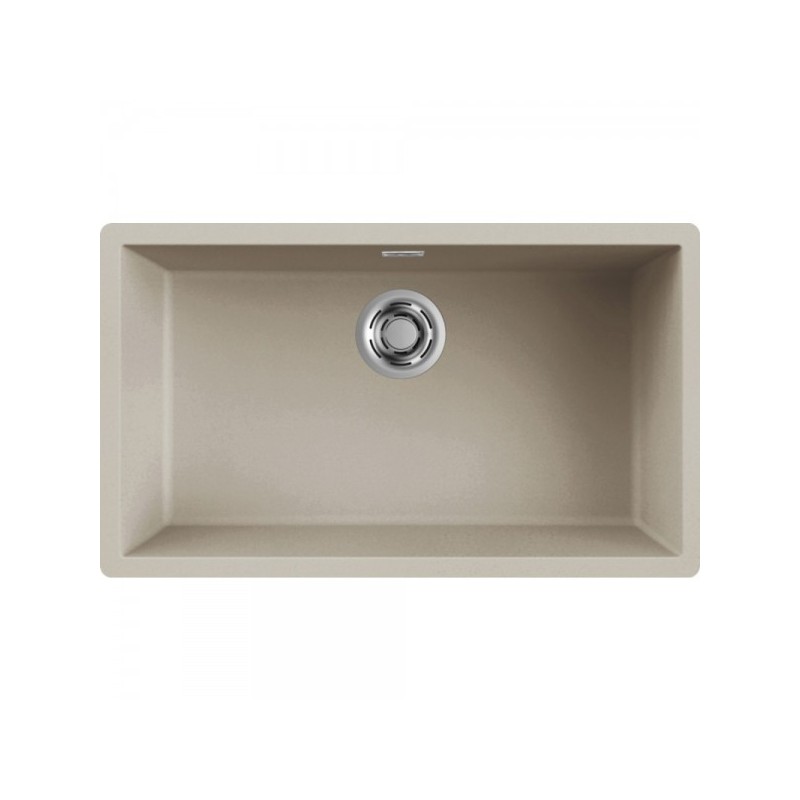 LKZ13095F01 Elleci Fregadero 1 seno ZEN-F 130 LKZ13095F01 acabado compuesto K95 champagne 74,8x44,8 cm