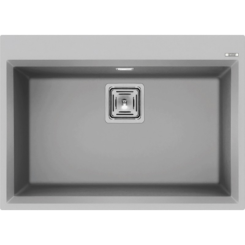 LMK12079 Elleci Évier 1 bac KARISMA 120 LMK12079 M79 finition composite aluminium 70x50 cm