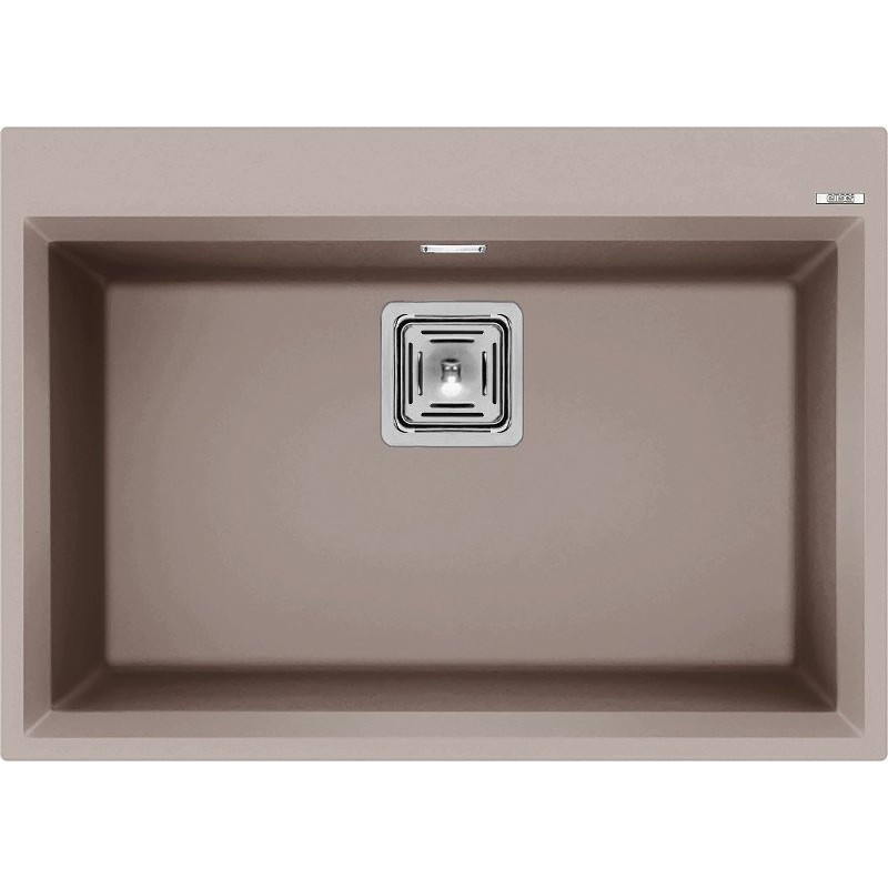 LGK12043 Elleci KARISMA 120 single bowl sink LGK12043 dove gray G43 composite finish 70x50 cm