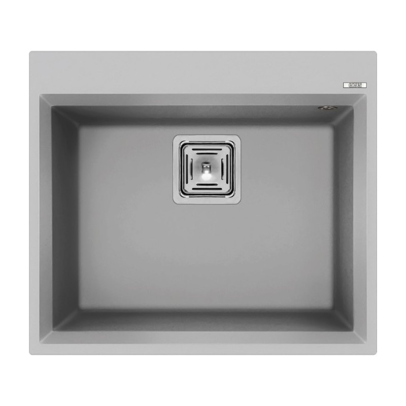 LMK10579 Elleci Évier 1 bac KARISMA 105 LMK10579 M79 finition composite aluminium 57x50 cm
