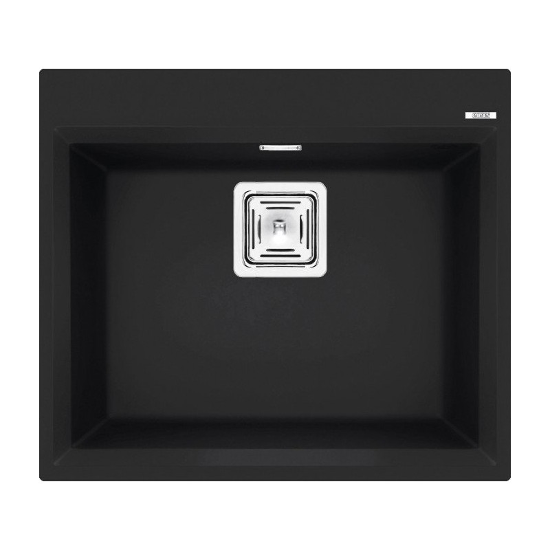 LGK10540 Elleci Lavello una vasca KARISMA 105 LGK10540 finitura composito G40 nero da 57x50 cm