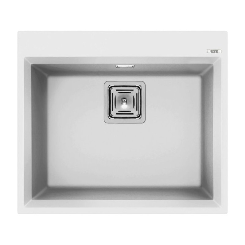 LGK10568 Elleci Lavello una vasca KARISMA 105 LGK10568 finitura composito G68 bianco da 57x50 cm