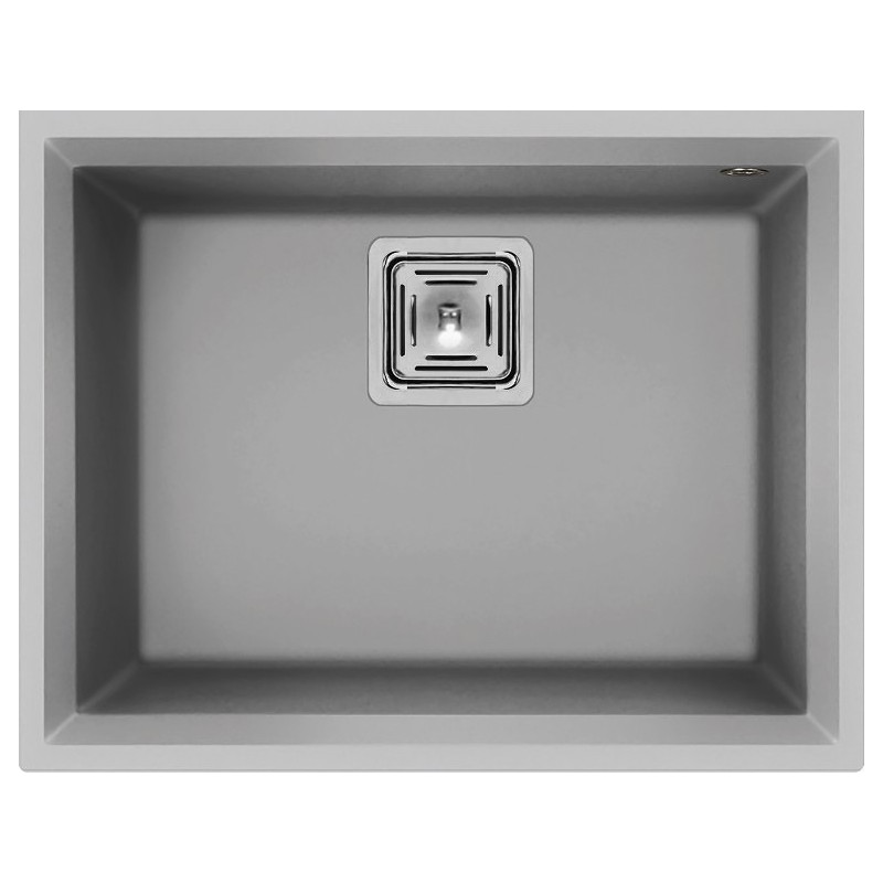 LMK10579BSO Elleci Lavello una vasca KARISMA 105 SOTTOTOP LMK10579BSO finitura composito M79 alluminio da 56x43.8 cm