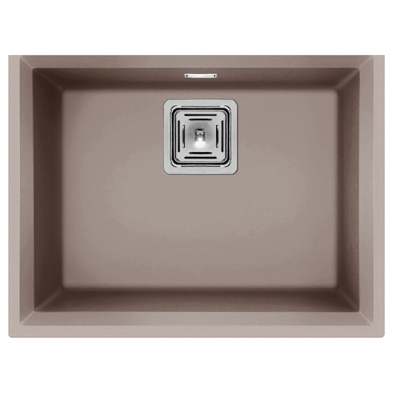 LGK10543BSO Elleci Single bowl sink KARISMA 105 UNDERMOUNT LGK10543BSO dove gray G43 composite finish 56x43.8 cm