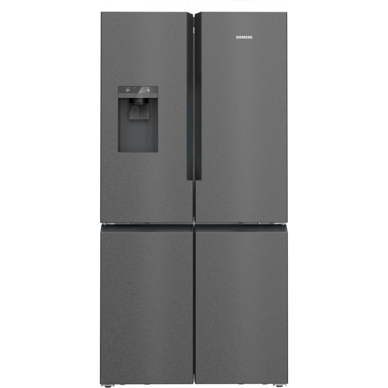 KF96DAXEA Siemens KF96DAXEA 91cm Freestanding 4-Door Multi-Door Refrigerator with Anti-Fingerprint Black Steel Finish