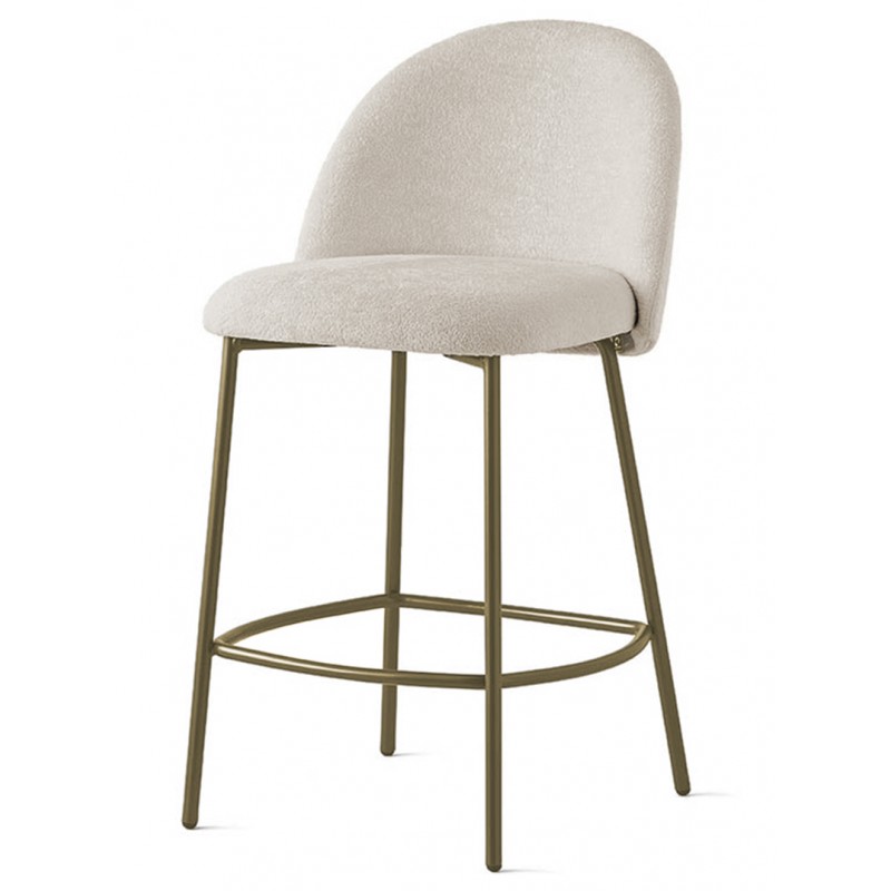 CB/2309 Taburete Connubia Cozy Mid CB2309 con estructura metálica y asiento a elegir, altura 95,5 cm.
