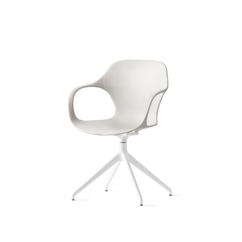 CB/2317 180 Connubia Ops! CB2317 Fauteuil pivotant à 180° avec structure en métal et assise au choix - Avec accoudoirs