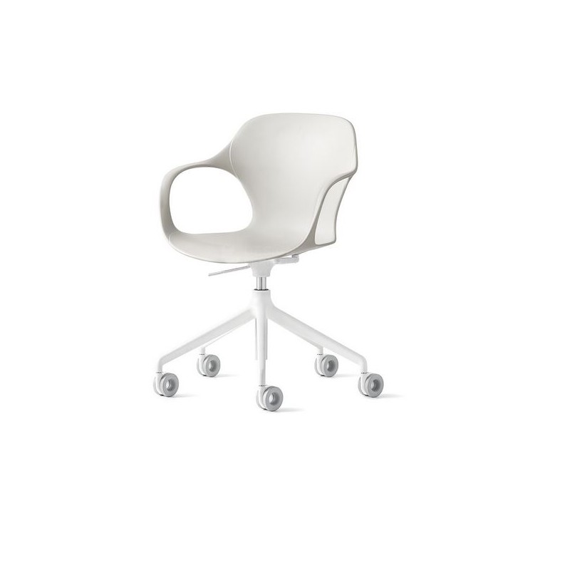 CB/2319 Connubia Sedia Home Office girevole Ops! CB2319 con struttura in alluminio e seduta a scelta - Con braccioli   - IN PROMOZIONE CON VOUCHER FINO AL 14/09