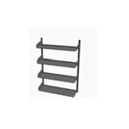 Connubia Libreria Shelfy CB6106-C2 in metallo da L. 94 cm e H. 122 cm 