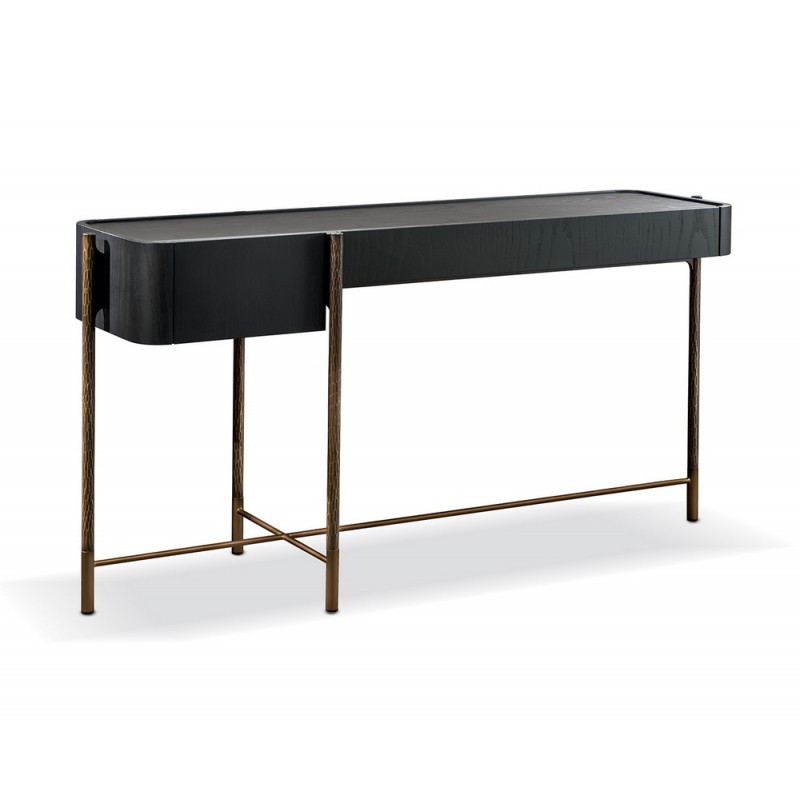 Shanghai scrivania/toeletta Cantori Shanghai desk with iron structure and 148x47 cm wooden top