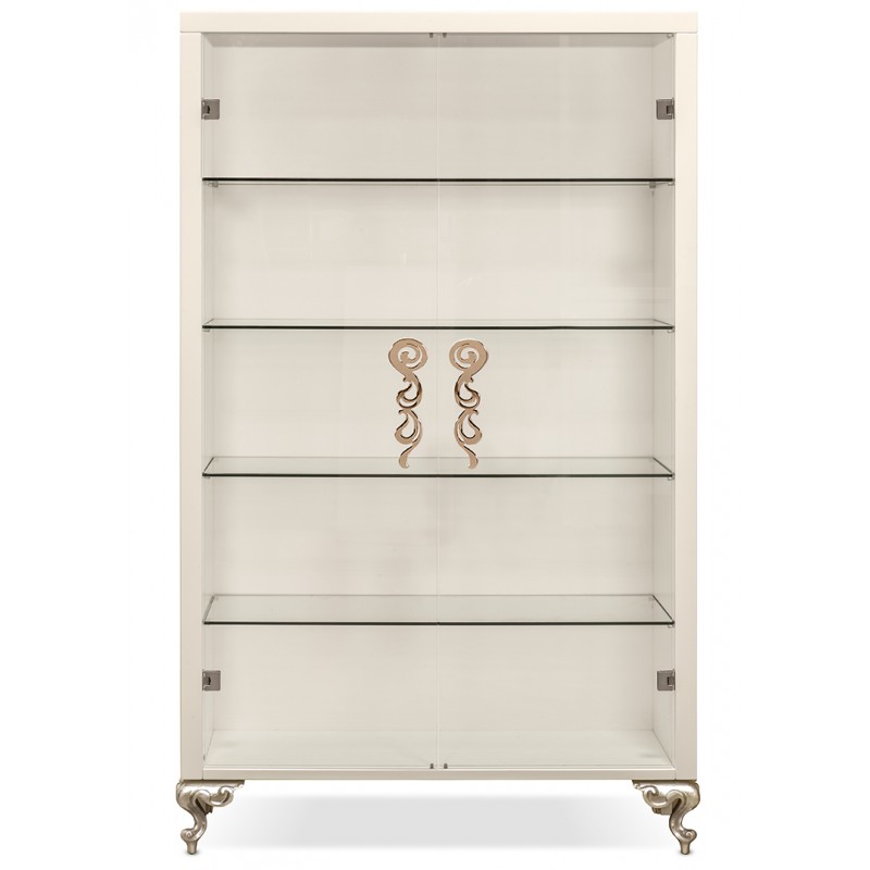 George vetrina Vitrine Cantori George en bois et verre mesurant L.125 cm et H.200 cm - 2 portes