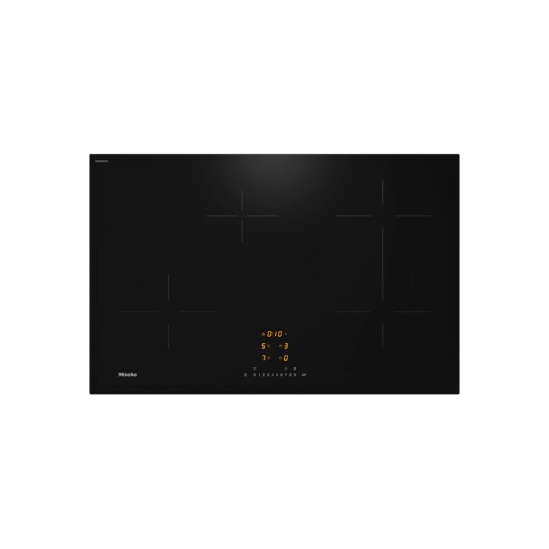 KM 7373 FL Miele KM 7373 FL KM plaque à induction en vitrocéramique noire 80 cm