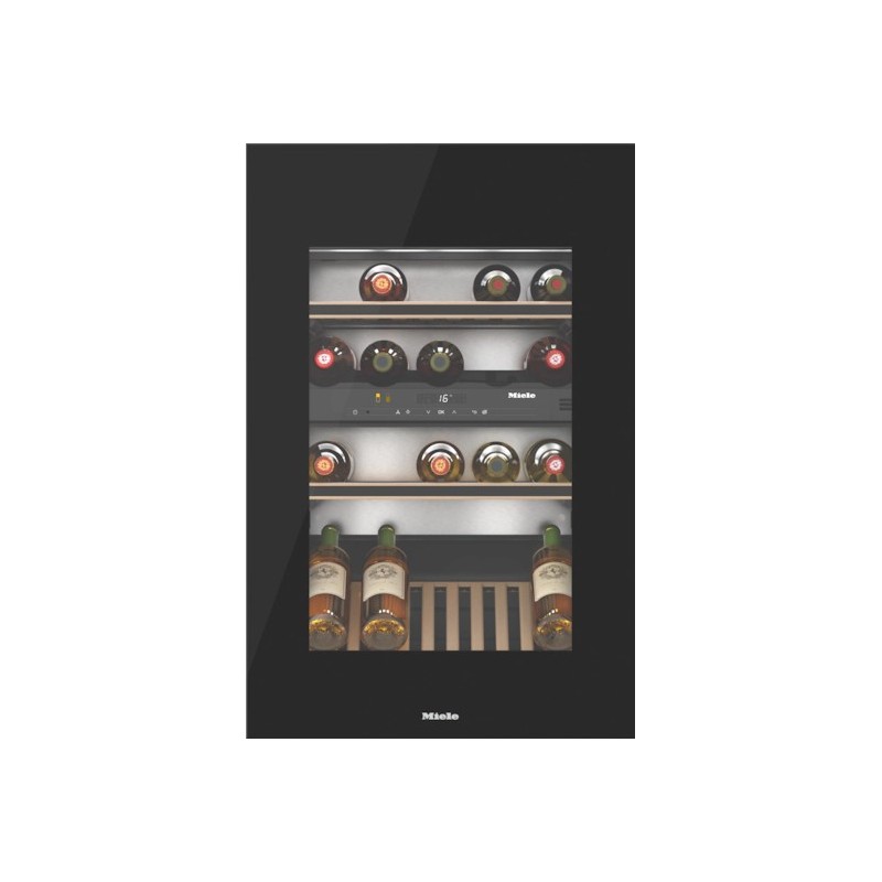 KWT 6422 iG-1 Miele KWT 6422 iG-1 built-in wine cellar with 57 cm black glass