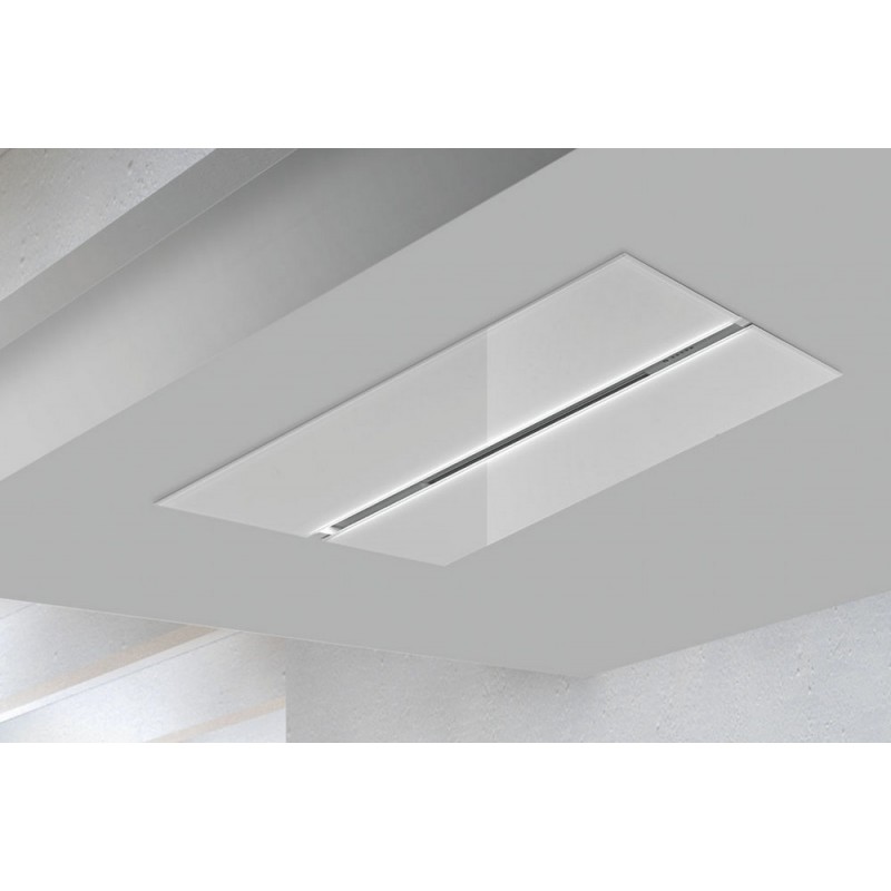 Salieri Evo 90 bianca Airone Campana de techo Salieri Evo acabado cristal blanco 90 cm - Sin motor