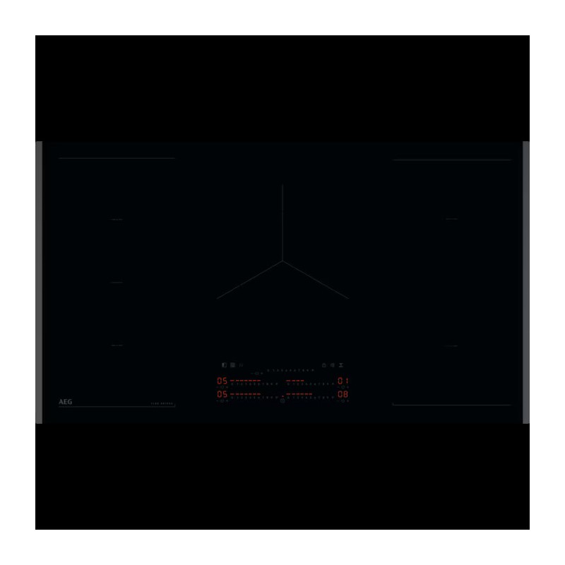 NIK95I00FB AEG NIK 95I00 FB induction hob in black glass ceramic 91 cm