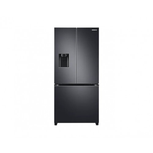 Samsung Side by side 3-door slim free-standing refrigerator RF50A5202B1 matte black finish 82 cm