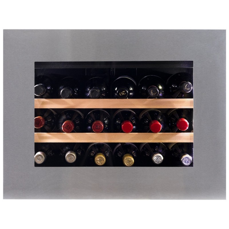 DAVG-18.46SS.TO#CDE Dunavox Cave à vin encastrable Glance-18 DAVG-18.46SS.TO 59 cm finition acier inoxydable