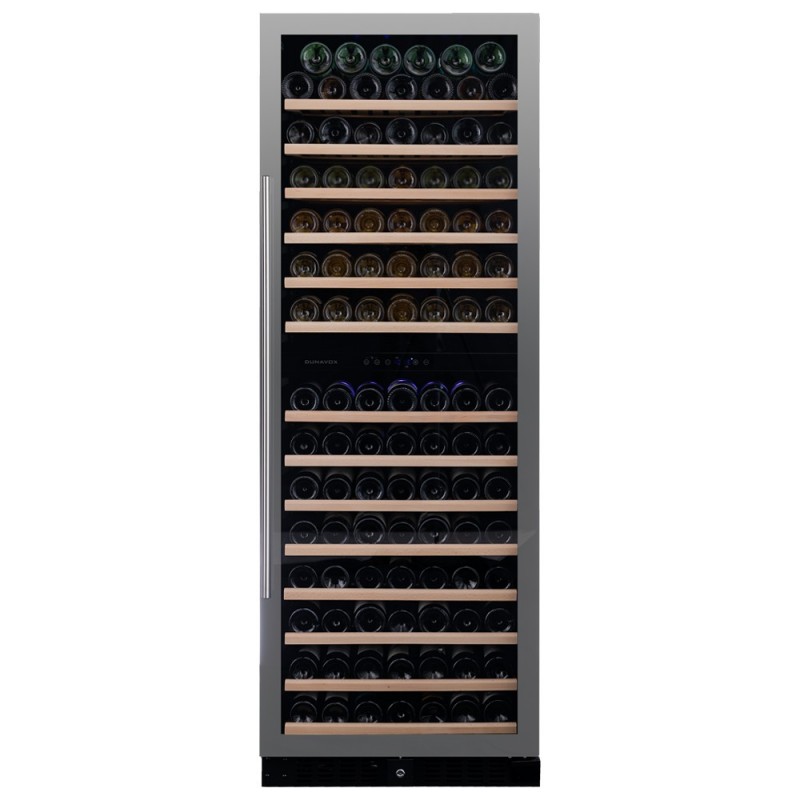 DX-181.490SDSK Cave à vin encastrable ou pose libre Dunavox Grande-181 DX-181.490SDSK, 65,5 cm, finition inox