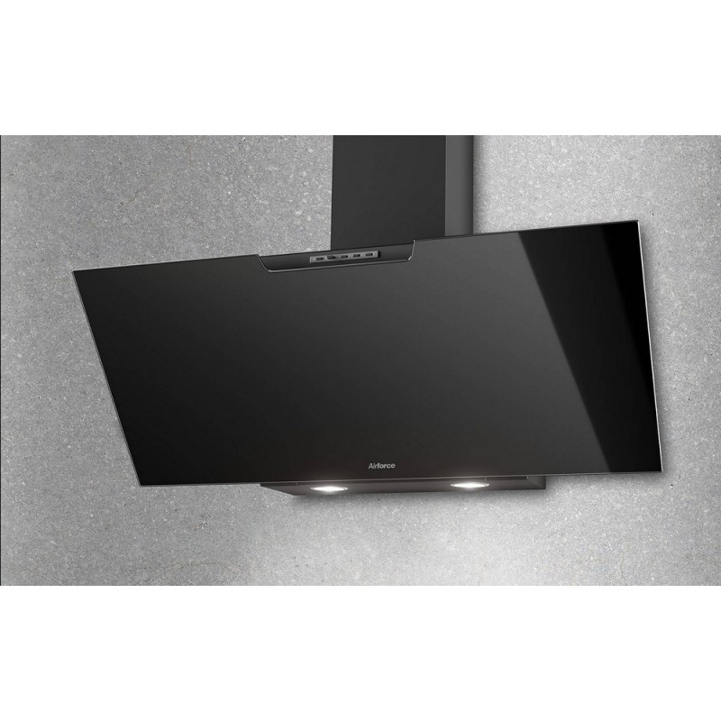 CCF2126505 Airforce Cappa a parete aspirante F212 BL/A/60 CCF2126505 finitura nero da 60 cm