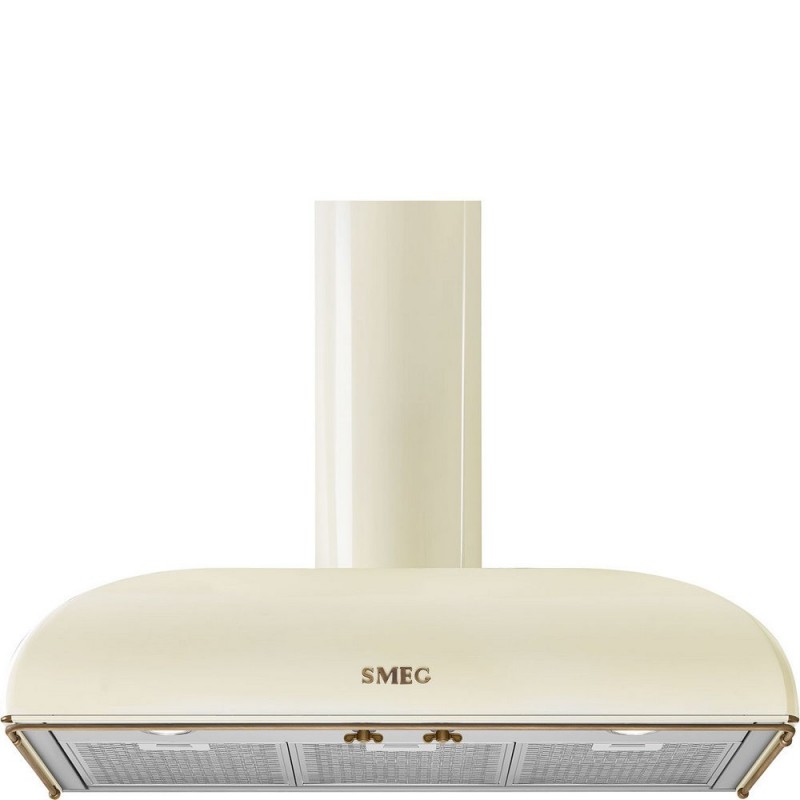  Smeg wall hood KS89POE 90 cm cream finish