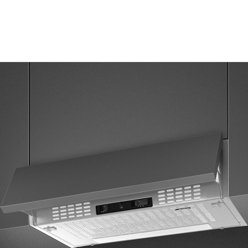  Hotte aspirante intégrée sous meuble Smeg KSEIR62SE2 de 60 cm, finition argentée