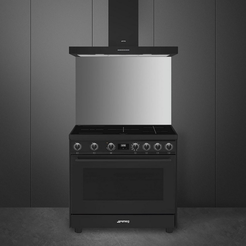  PRONTA CONSEGNA - Smeg Cucina C91IEA9 con forno termoventilato e piano cottura induzione finitura antracite da 90x60 cm