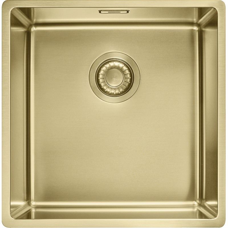 127.0662.648 Franke: Mythos Masterpiece BXM 210/110-40 127.0662.648 single bowl sink, gold finish, 44x45 cm - Automatic drain